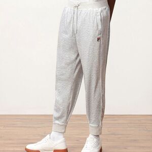 FILA TRACK PANTS, Sz M, GREY, COTTON/POLYESTER